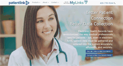 Desktop Screenshot of mypatientlink.com